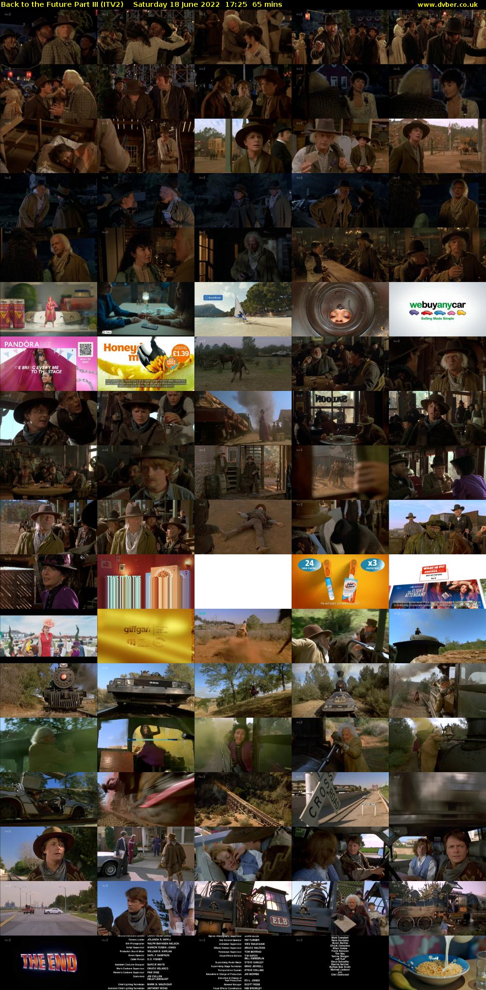 Back to the Future Part III (ITV2) Saturday 18 June 2022 17:25 - 18:30