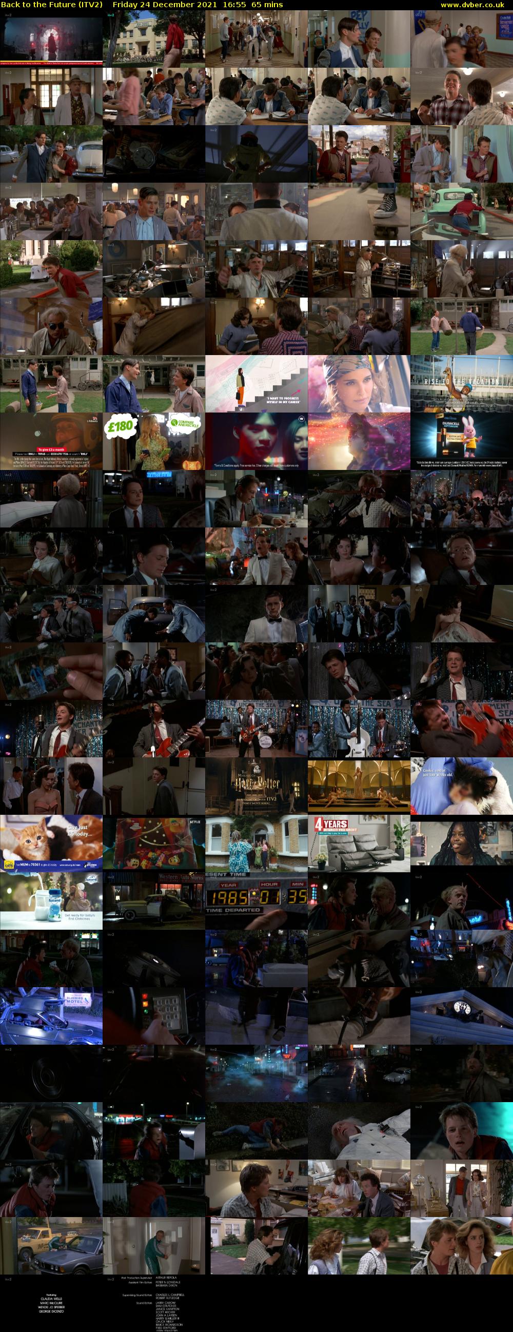 Back to the Future (ITV2) Friday 24 December 2021 16:55 - 18:00