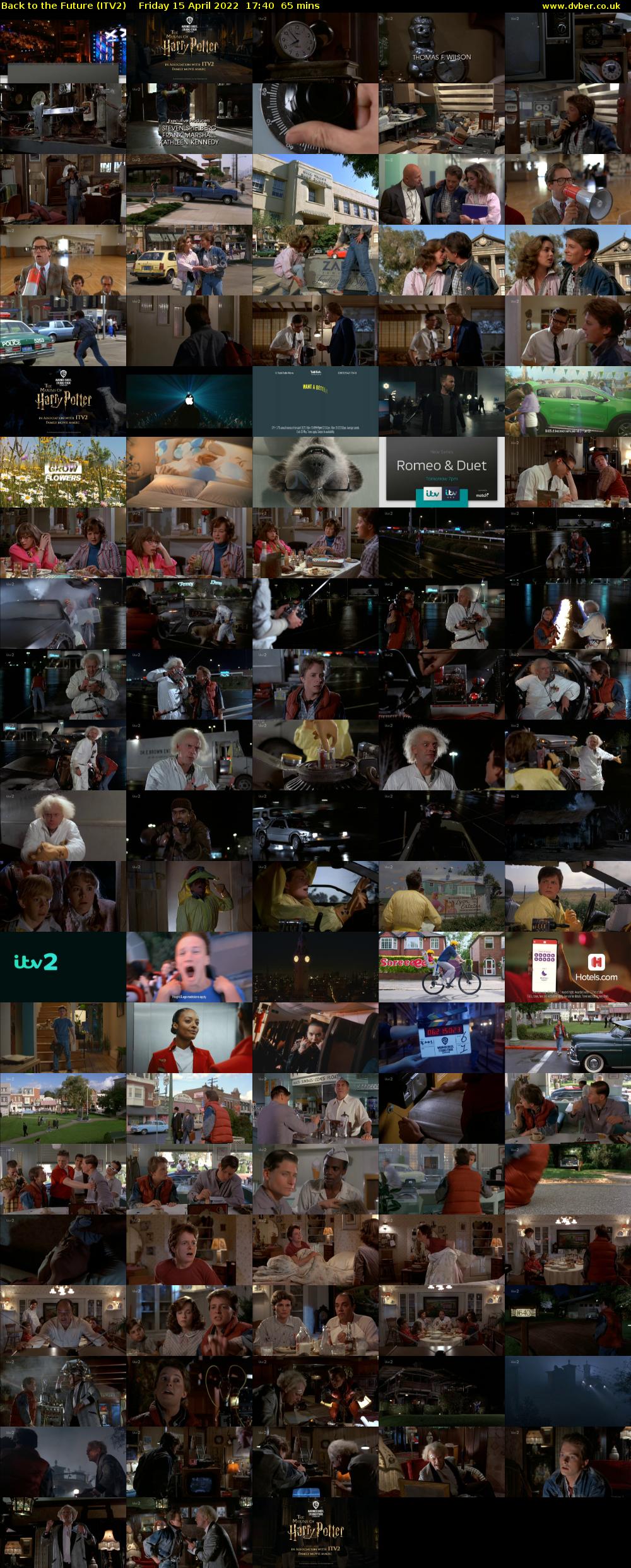 Back to the Future (ITV2) Friday 15 April 2022 17:40 - 18:45