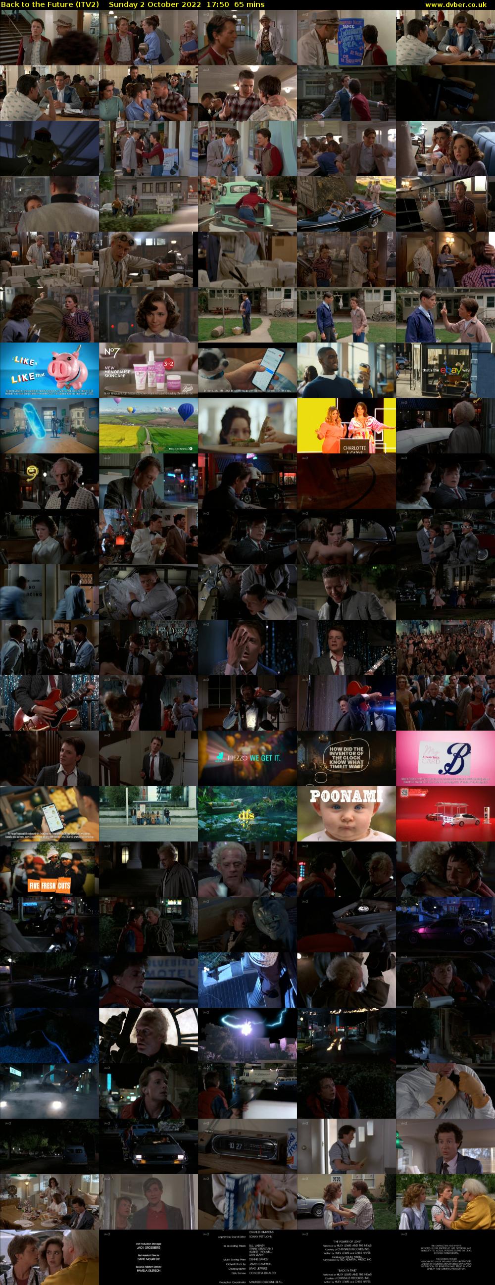 Back to the Future (ITV2) Sunday 2 October 2022 17:50 - 18:55