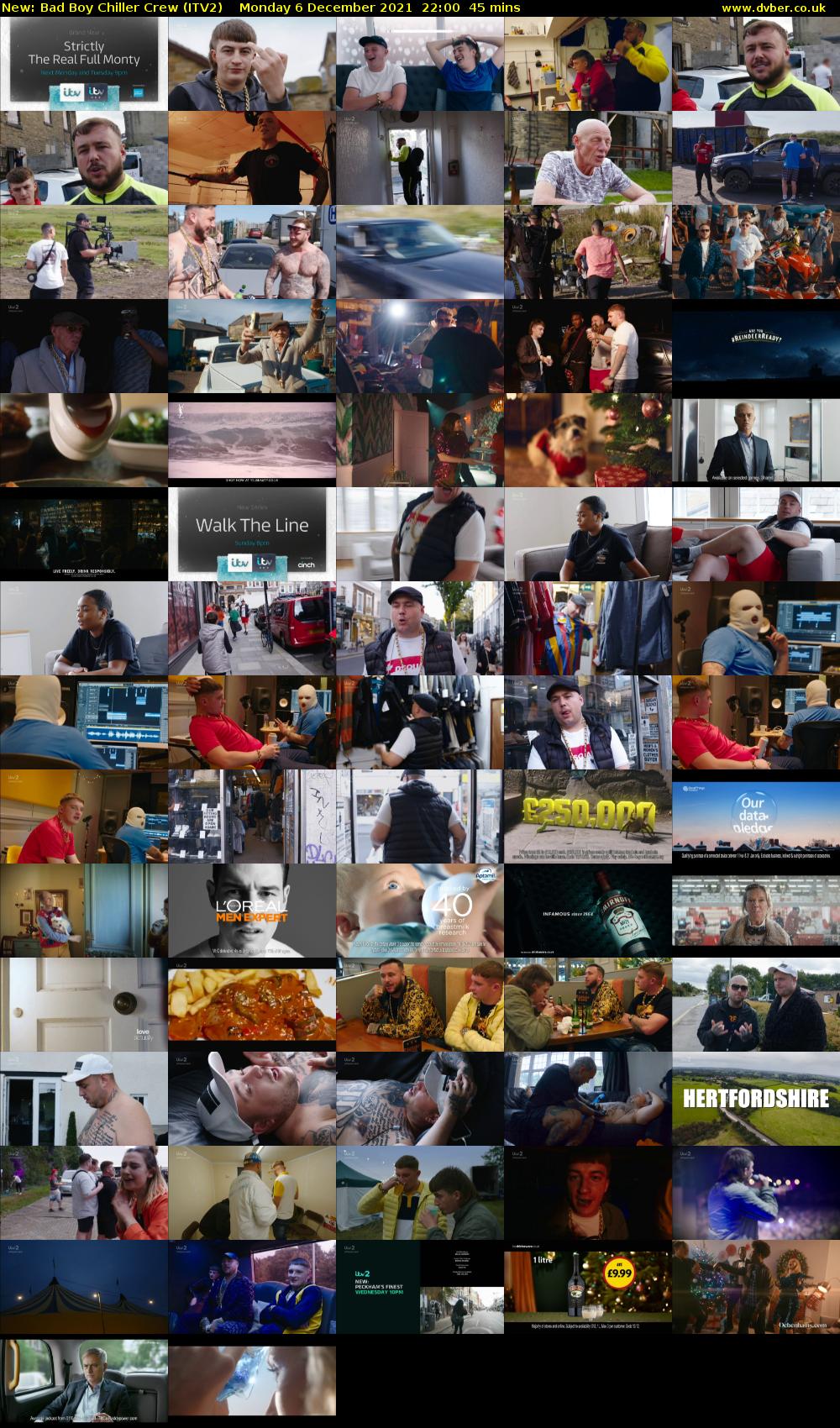 Bad Boy Chiller Crew (ITV2) Monday 6 December 2021 22:00 - 22:45