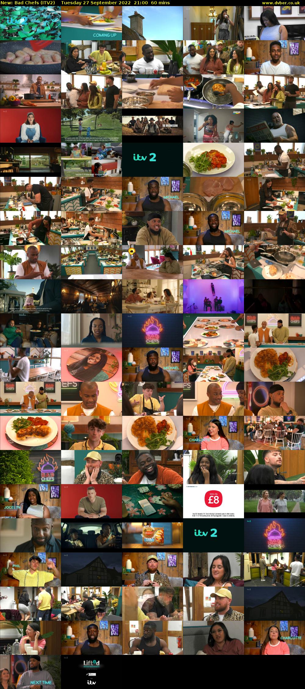 Bad Chefs (ITV2) Tuesday 27 September 2022 21:00 - 22:00
