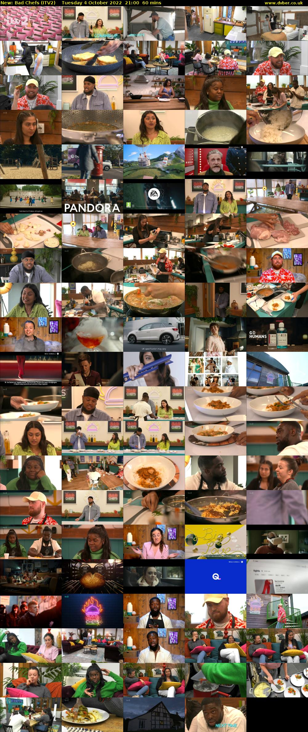Bad Chefs (ITV2) Tuesday 4 October 2022 21:00 - 22:00