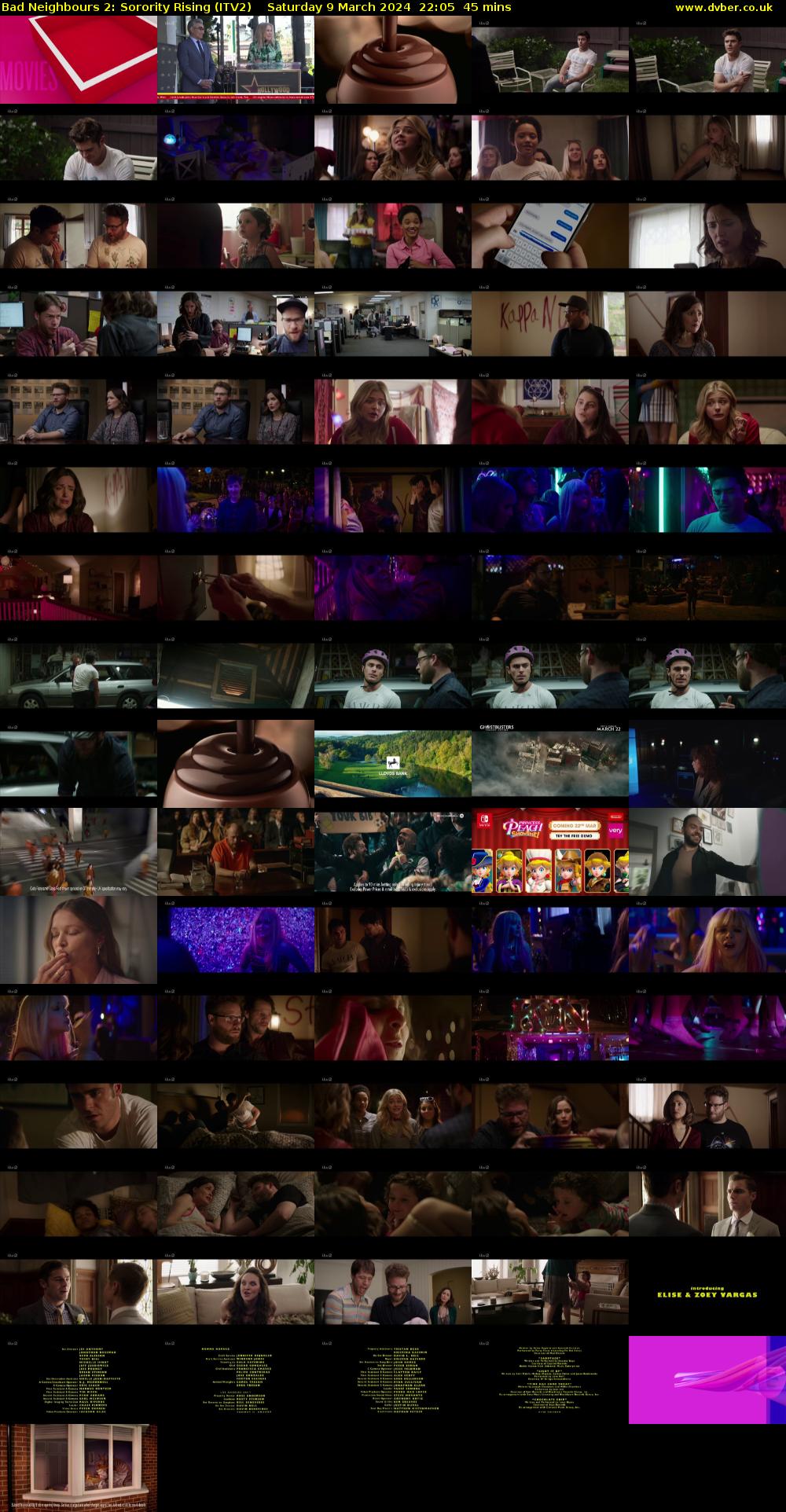 Bad Neighbours 2: Sorority Rising (ITV2) Saturday 9 March 2024 22:05 - 22:50