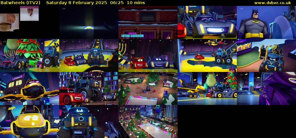 Batwheels (ITV2) Saturday 8 February 2025 06:25 - 06:35