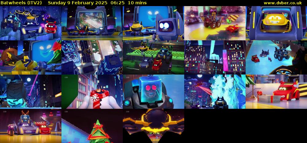 Batwheels (ITV2) Sunday 9 February 2025 06:25 - 06:35