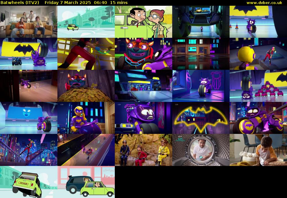 Batwheels (ITV2) Friday 7 March 2025 06:40 - 06:55