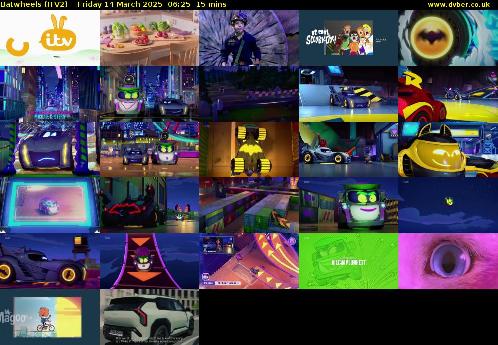 Batwheels (ITV2) Friday 14 March 2025 06:25 - 06:40