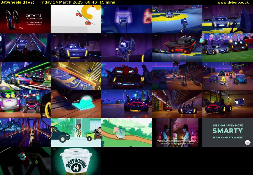 Batwheels (ITV2) Friday 14 March 2025 06:40 - 06:55