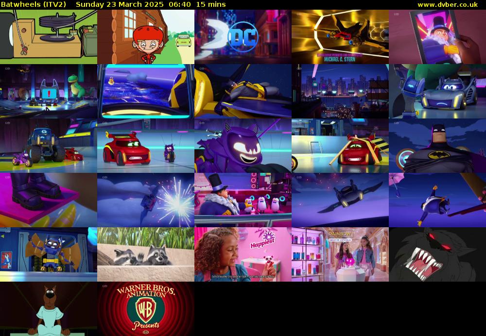 Batwheels (ITV2) Sunday 23 March 2025 06:40 - 06:55
