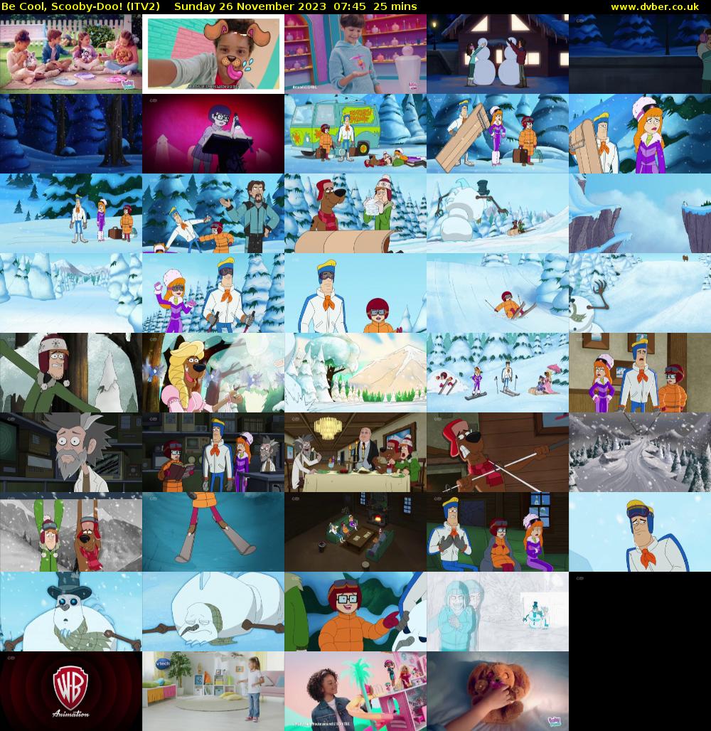Be Cool, Scooby-Doo! (ITV2) Sunday 26 November 2023 07:45 - 08:10