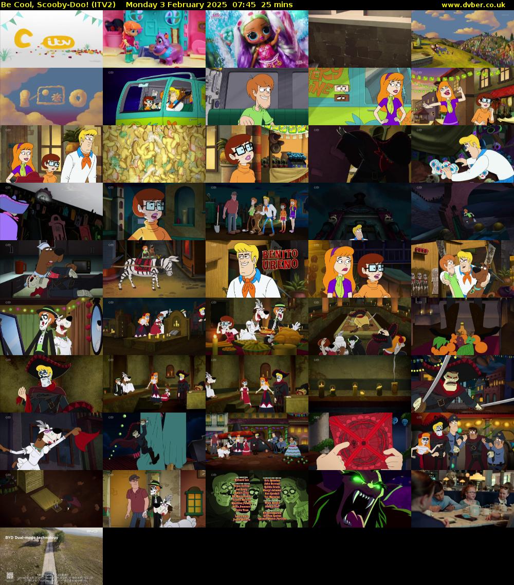 Be Cool, Scooby-Doo! (ITV2) Monday 3 February 2025 07:45 - 08:10