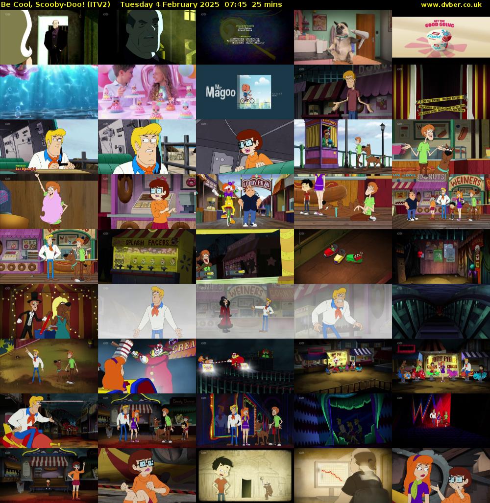 Be Cool, Scooby-Doo! (ITV2) Tuesday 4 February 2025 07:45 - 08:10