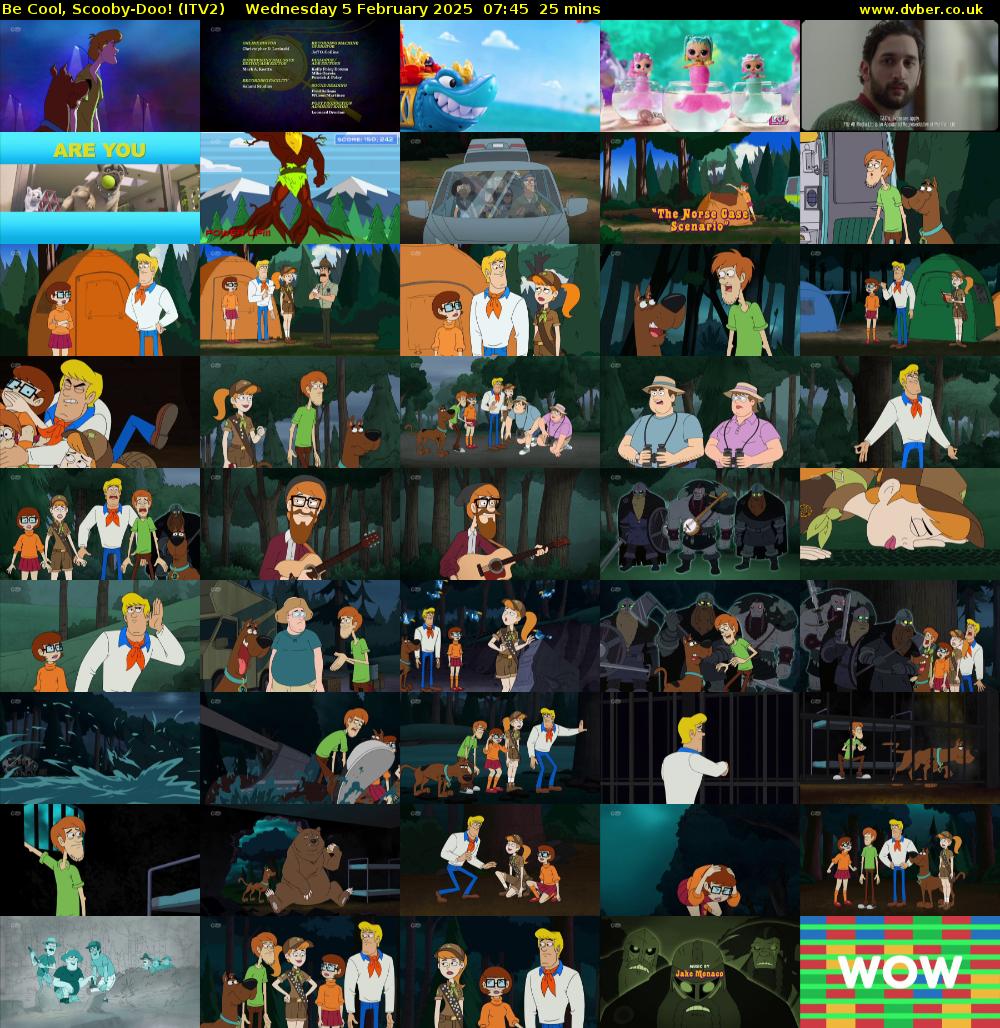 Be Cool, Scooby-Doo! (ITV2) Wednesday 5 February 2025 07:45 - 08:10