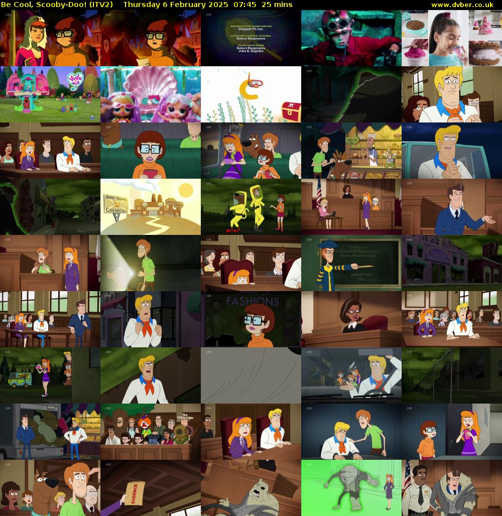 Be Cool, Scooby-Doo! (ITV2) Thursday 6 February 2025 07:45 - 08:10