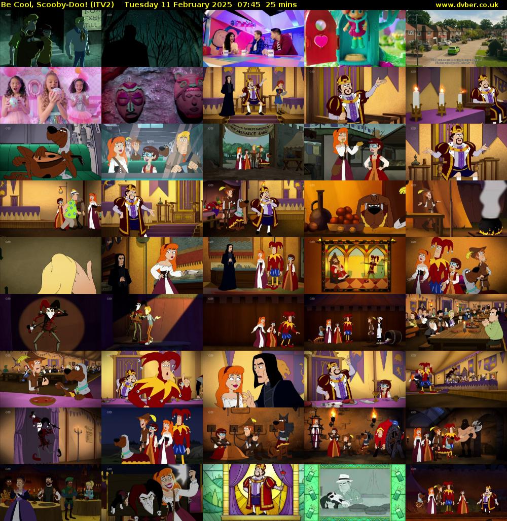 Be Cool, Scooby-Doo! (ITV2) Tuesday 11 February 2025 07:45 - 08:10