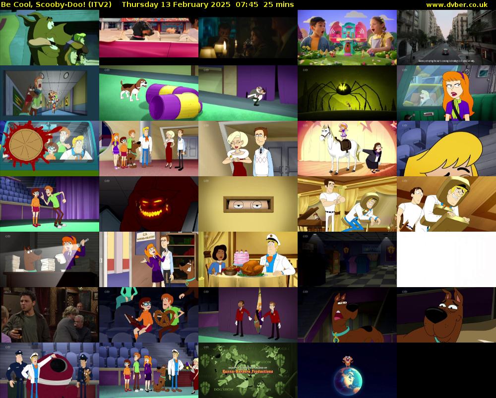 Be Cool, Scooby-Doo! (ITV2) Thursday 13 February 2025 07:45 - 08:10