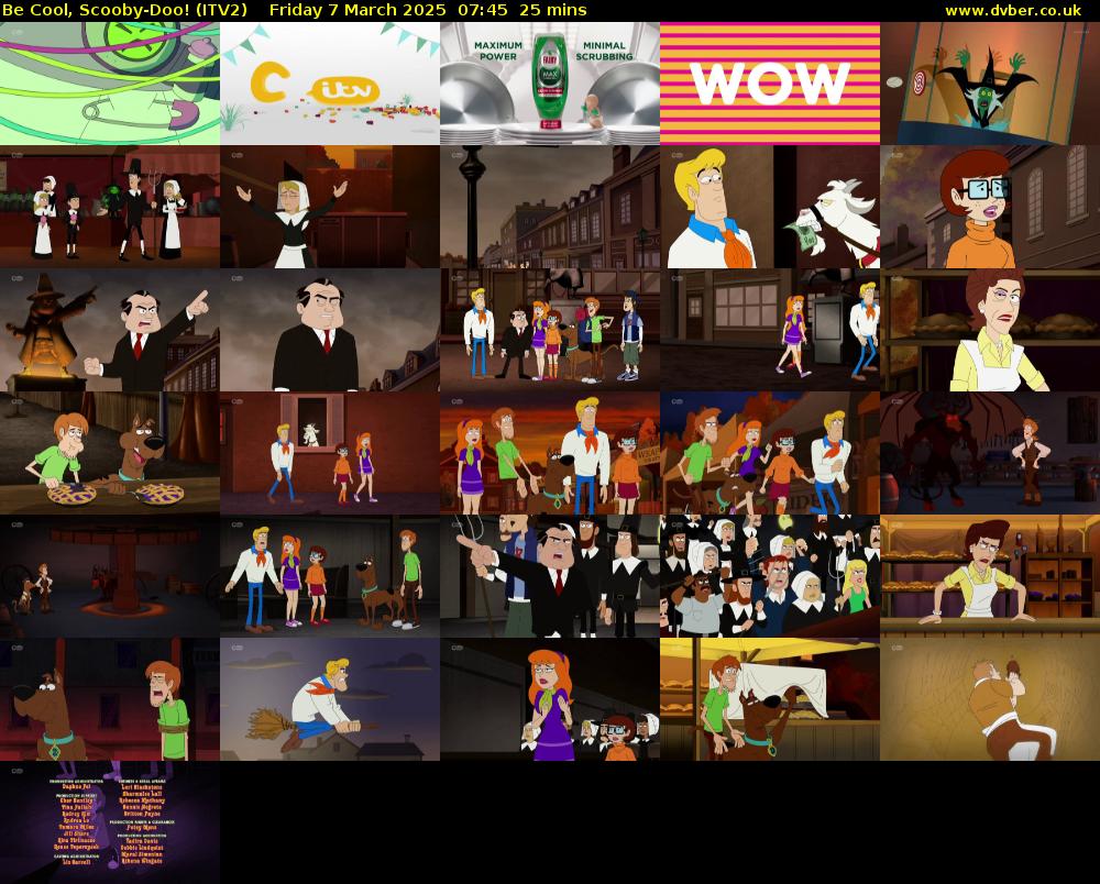 Be Cool, Scooby-Doo! (ITV2) Friday 7 March 2025 07:45 - 08:10