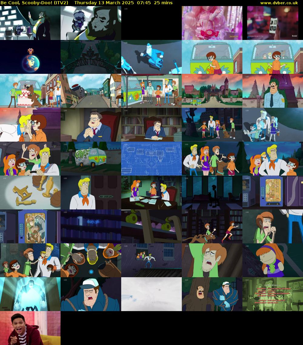 Be Cool, Scooby-Doo! (ITV2) Thursday 13 March 2025 07:45 - 08:10