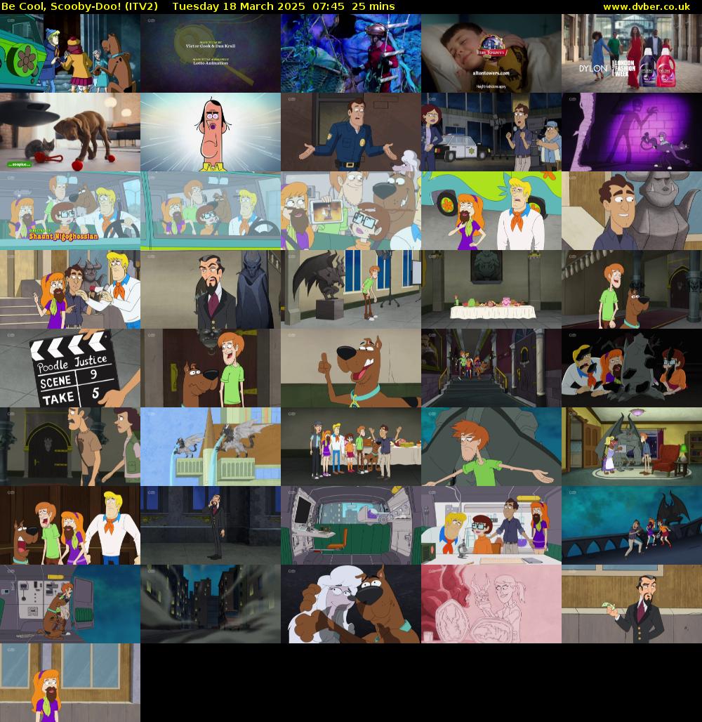 Be Cool, Scooby-Doo! (ITV2) Tuesday 18 March 2025 07:45 - 08:10