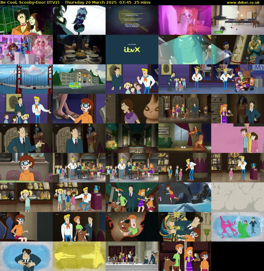 Be Cool, Scooby-Doo! (ITV2) Thursday 20 March 2025 07:45 - 08:10