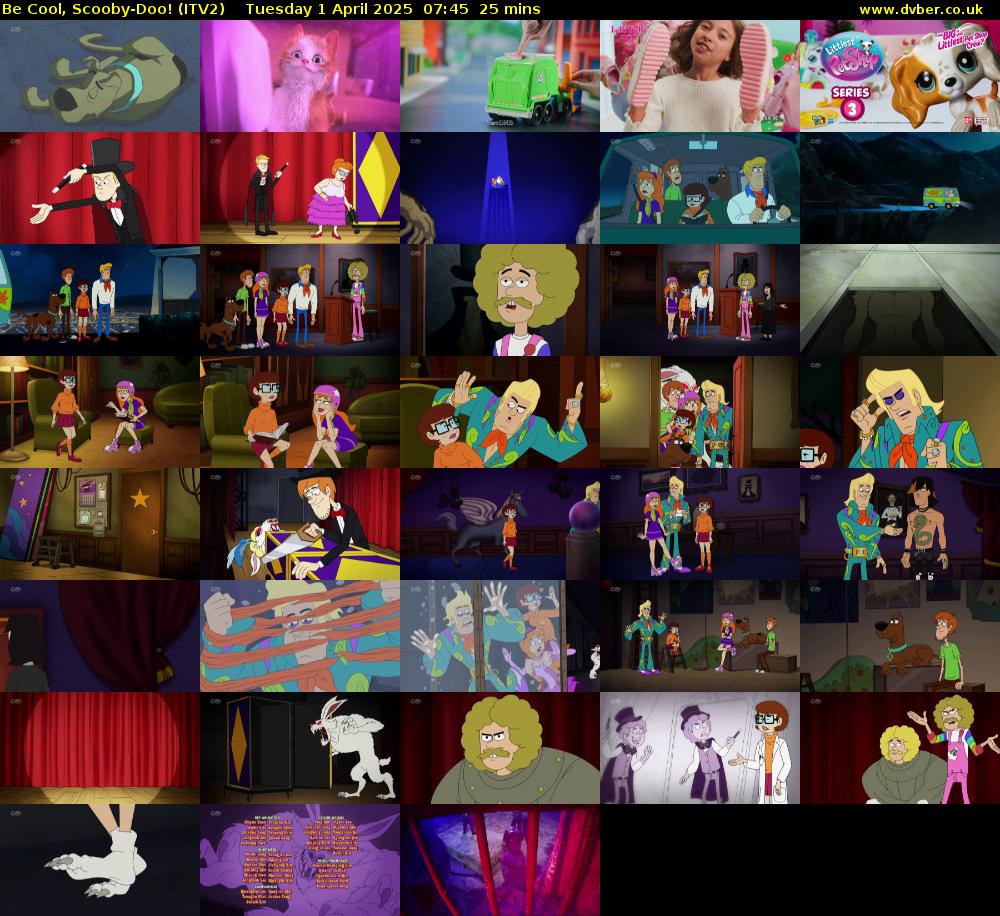 Be Cool, Scooby-Doo! (ITV2) Tuesday 1 April 2025 07:45 - 08:10