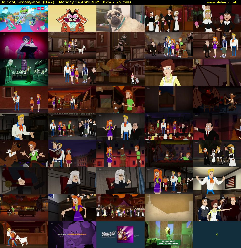 Be Cool, Scooby-Doo! (ITV2) Monday 14 April 2025 07:45 - 08:10