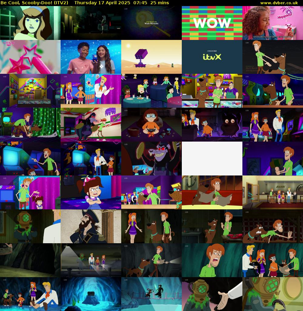 Be Cool, Scooby-Doo! (ITV2) Thursday 17 April 2025 07:45 - 08:10