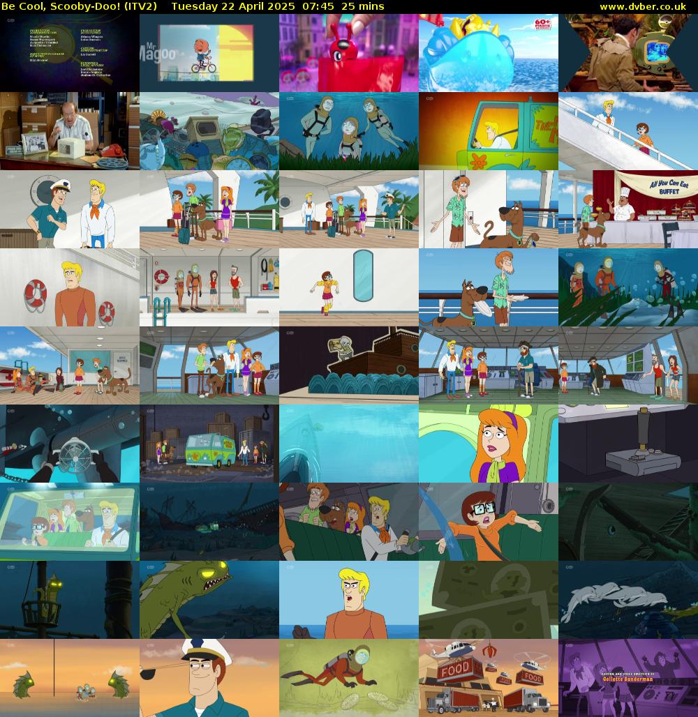 Be Cool, Scooby-Doo! (ITV2) Tuesday 22 April 2025 07:45 - 08:10