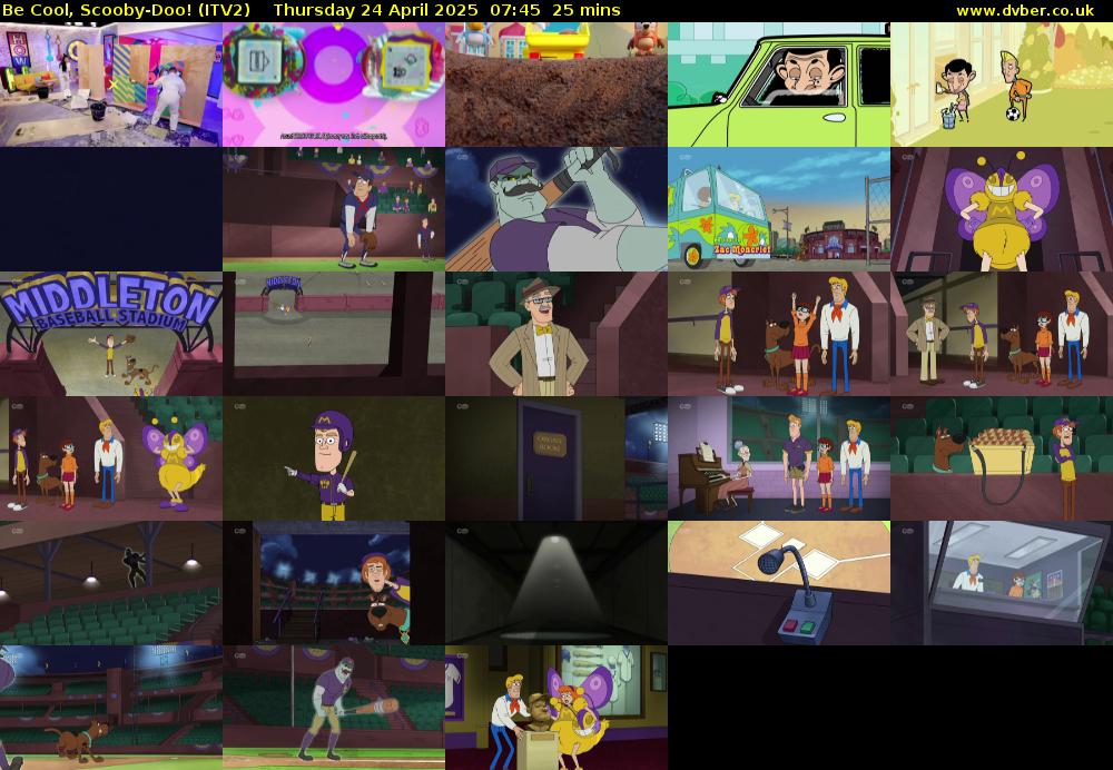 Be Cool, Scooby-Doo! (ITV2) Thursday 24 April 2025 07:45 - 08:10