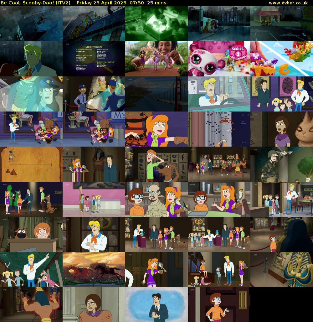 Be Cool, Scooby-Doo! (ITV2) Friday 25 April 2025 07:50 - 08:15