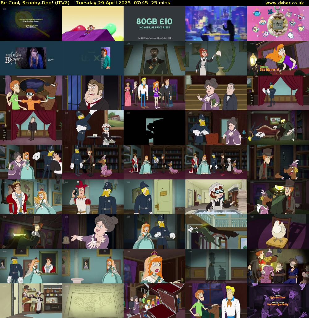 Be Cool, Scooby-Doo! (ITV2) Tuesday 29 April 2025 07:45 - 08:10