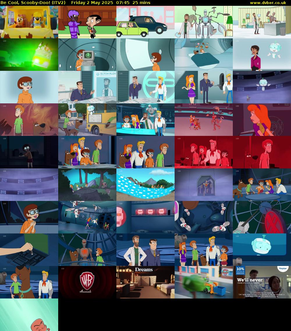 Be Cool, Scooby-Doo! (ITV2) Friday 2 May 2025 07:45 - 08:10