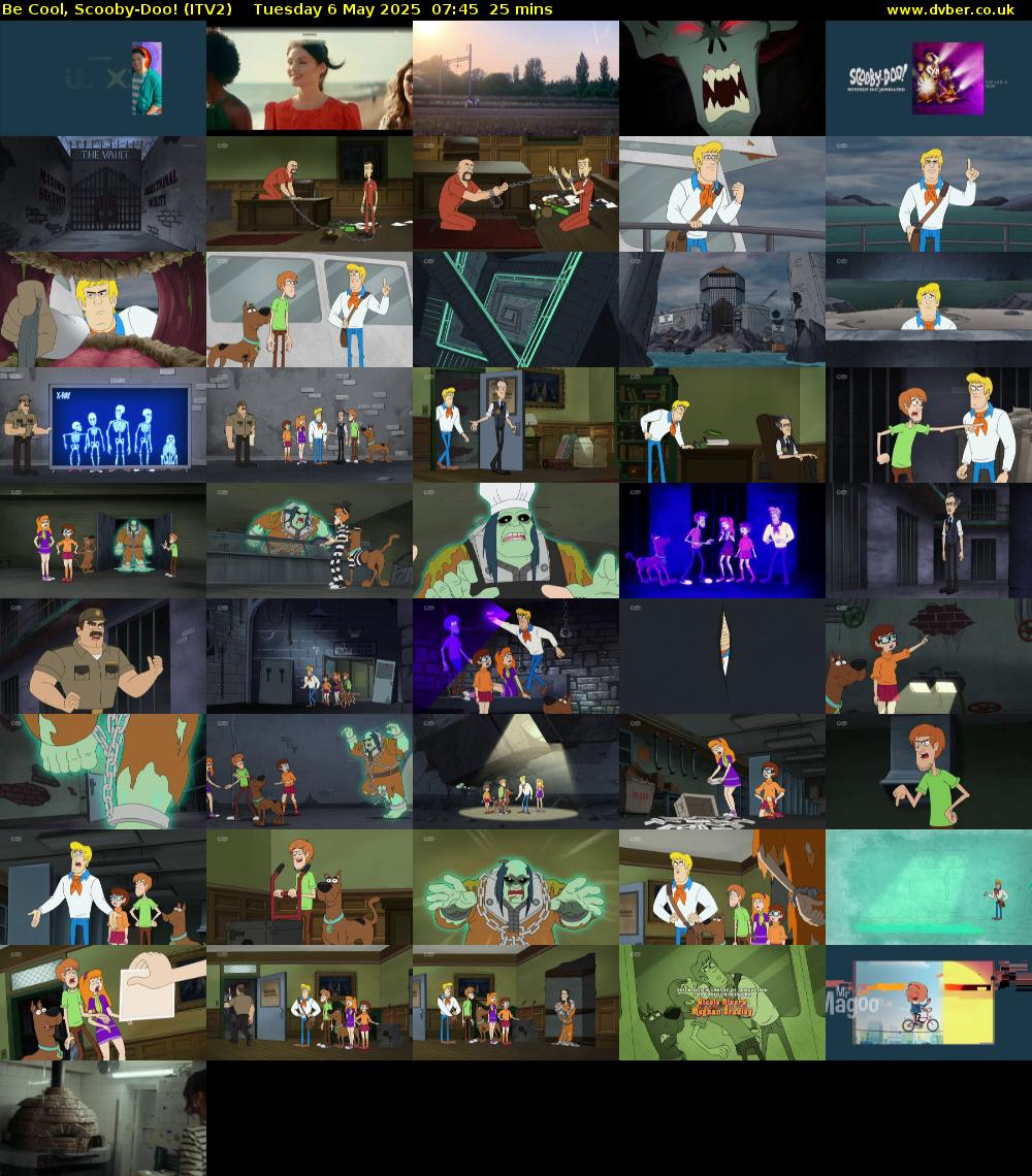 Be Cool, Scooby-Doo! (ITV2) Tuesday 6 May 2025 07:45 - 08:10