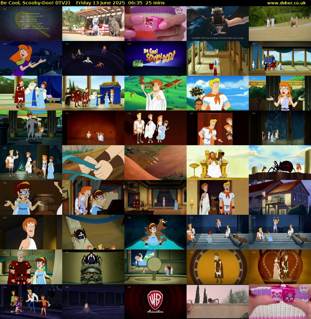 Be Cool, Scooby-Doo! (ITV2) Friday 13 June 2025 06:35 - 07:00