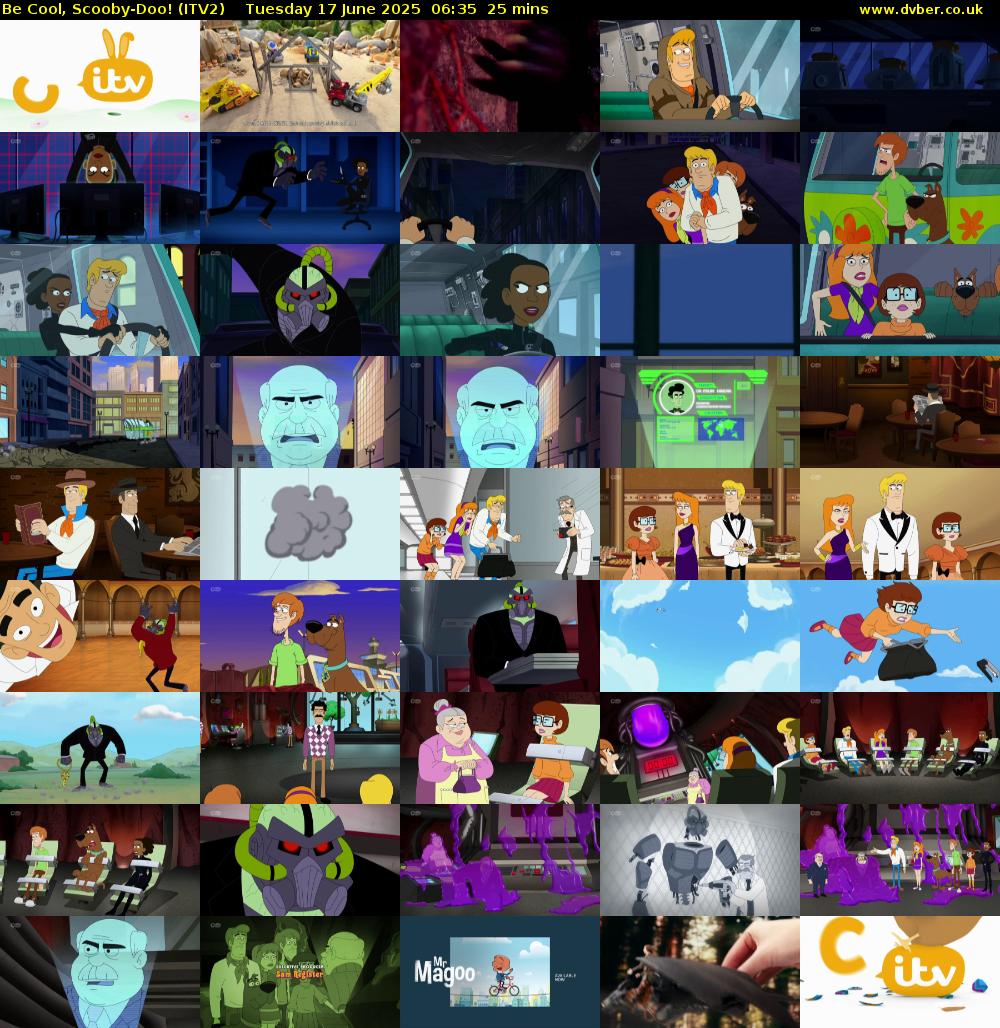 Be Cool, Scooby-Doo! (ITV2) Tuesday 17 June 2025 06:35 - 07:00
