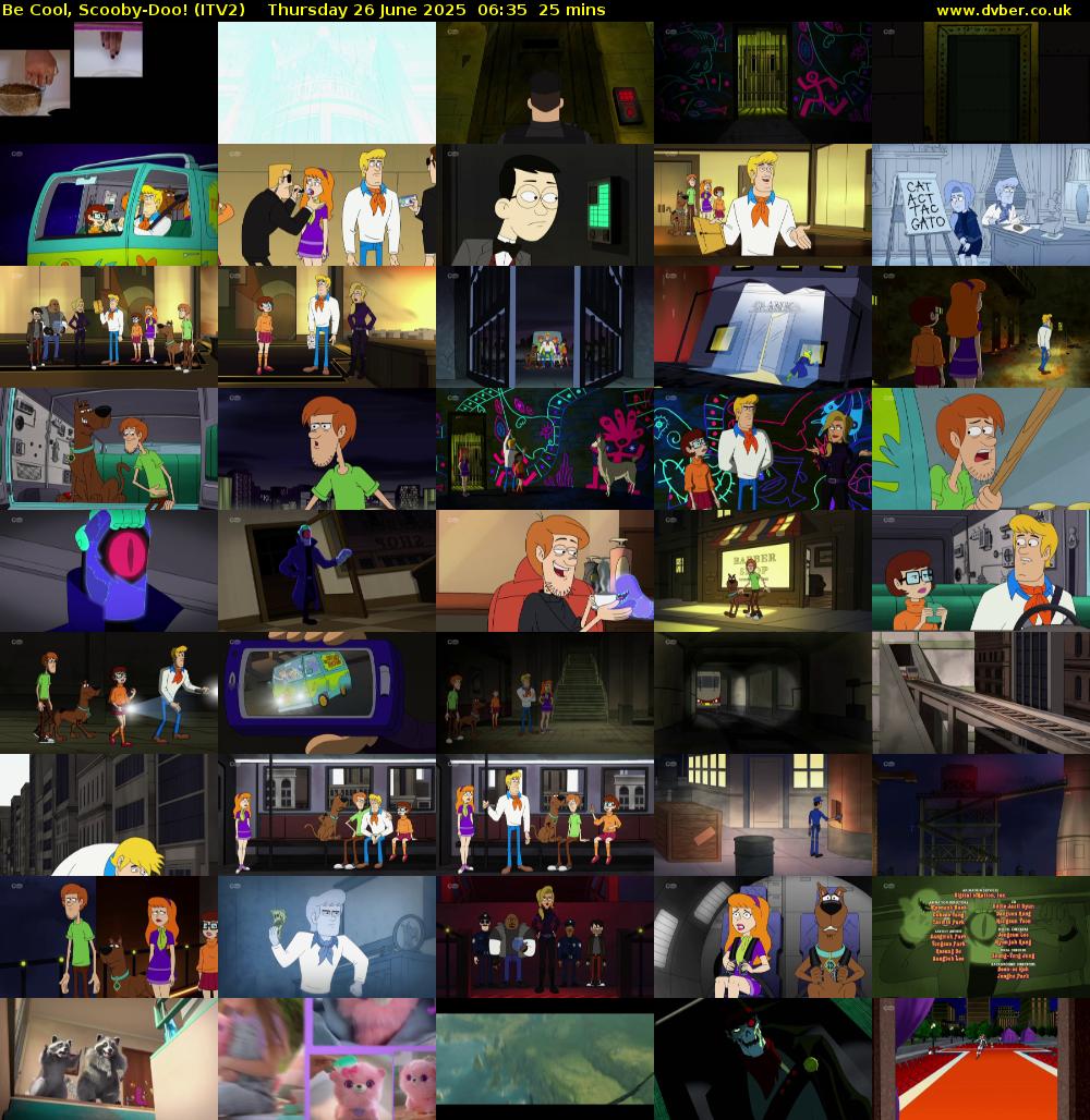 Be Cool, Scooby-Doo! (ITV2) Thursday 26 June 2025 06:35 - 07:00