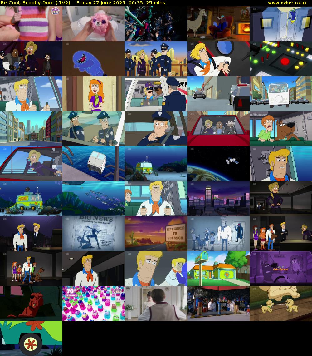 Be Cool, Scooby-Doo! (ITV2) Friday 27 June 2025 06:35 - 07:00