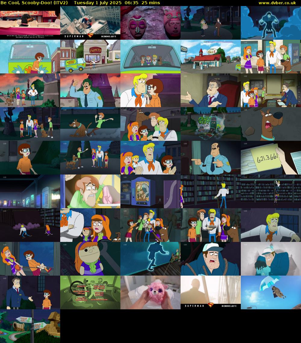 Be Cool, Scooby-Doo! (ITV2) Tuesday 1 July 2025 06:35 - 07:00