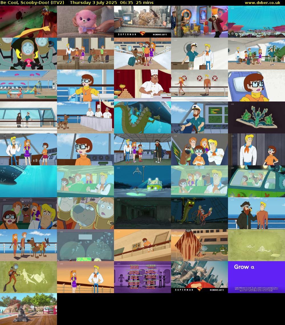 Be Cool, Scooby-Doo! (ITV2) Thursday 3 July 2025 06:35 - 07:00
