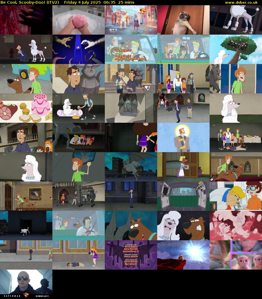 Be Cool, Scooby-Doo! (ITV2) Friday 4 July 2025 06:35 - 07:00