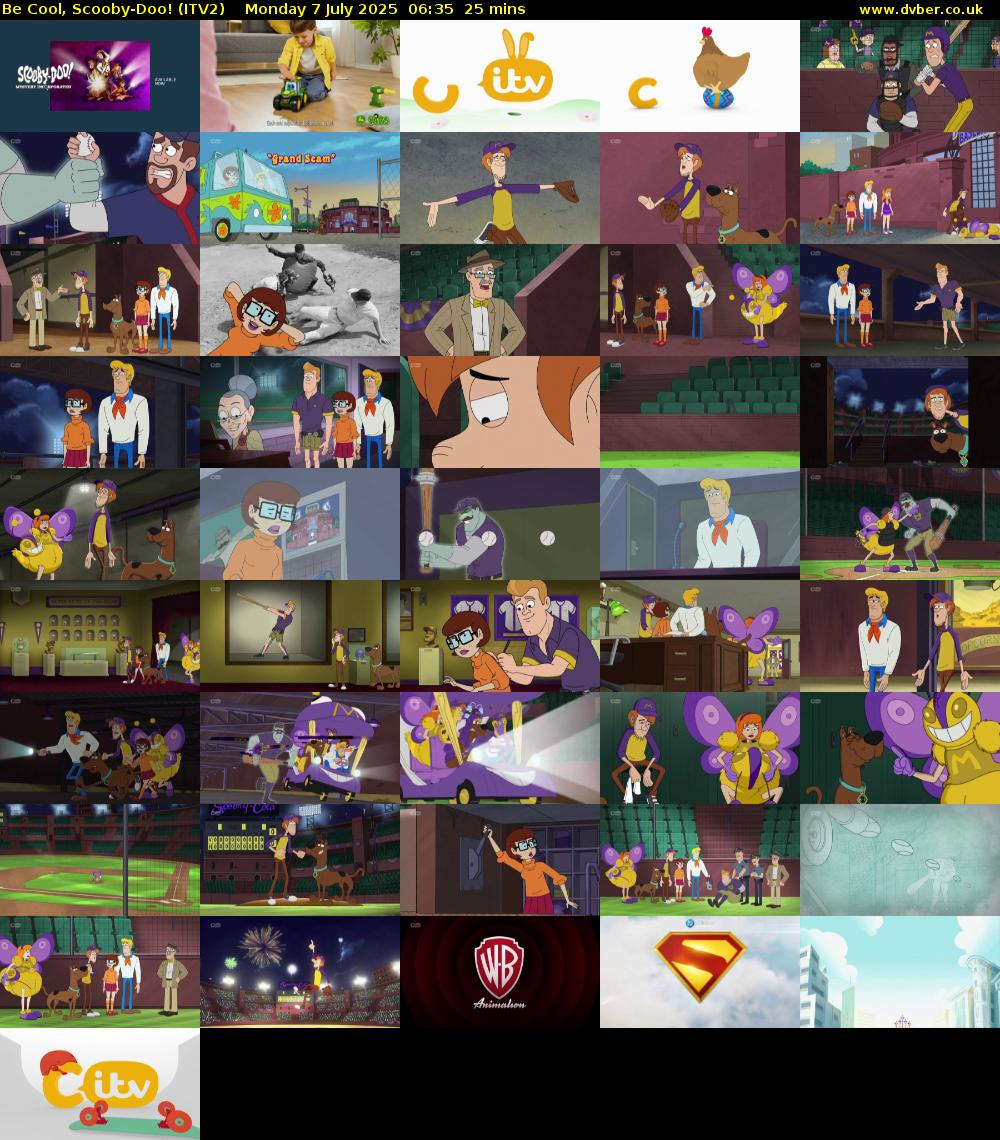 Be Cool, Scooby-Doo! (ITV2) Monday 7 July 2025 06:35 - 07:00