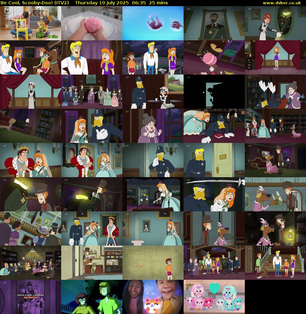 Be Cool, Scooby-Doo! (ITV2) Thursday 10 July 2025 06:35 - 07:00