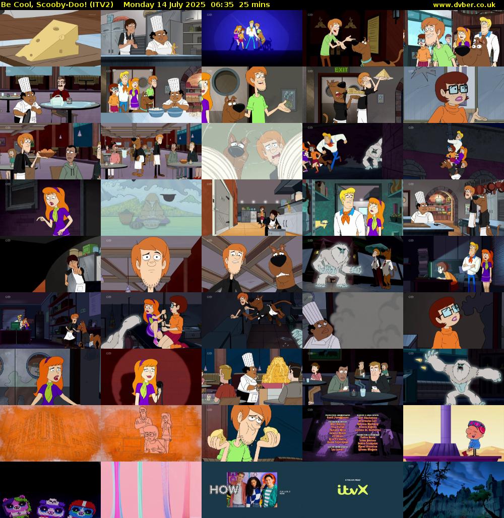 Be Cool, Scooby-Doo! (ITV2) Monday 14 July 2025 06:35 - 07:00