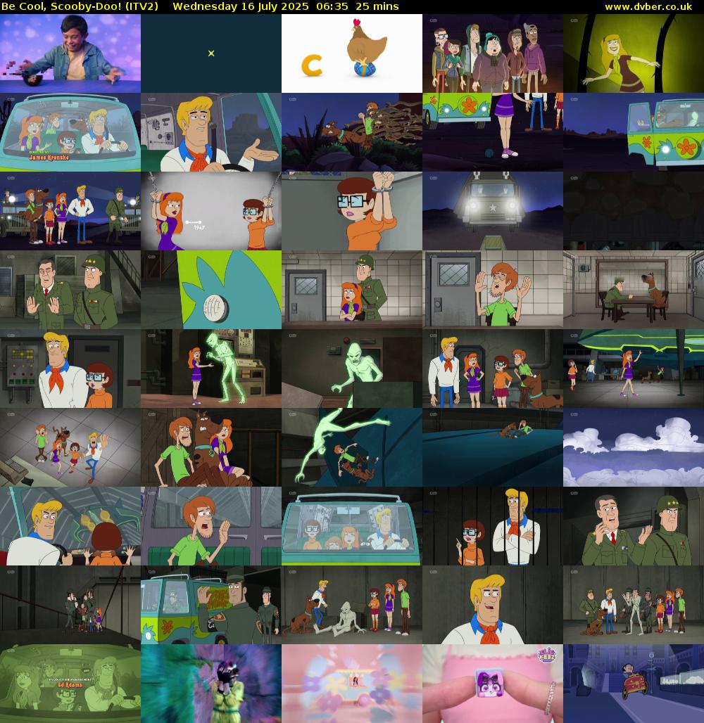Be Cool, Scooby-Doo! (ITV2) Wednesday 16 July 2025 06:35 - 07:00