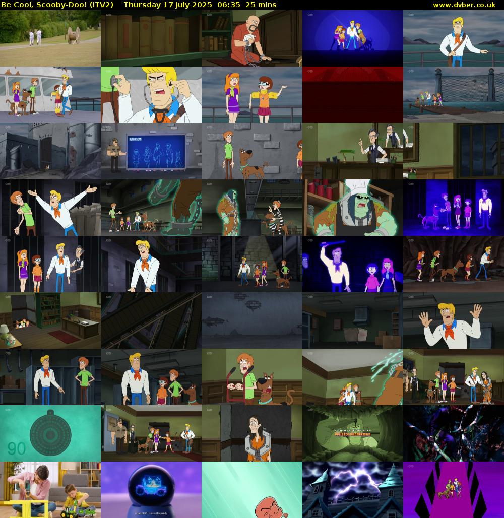 Be Cool, Scooby-Doo! (ITV2) Thursday 17 July 2025 06:35 - 07:00