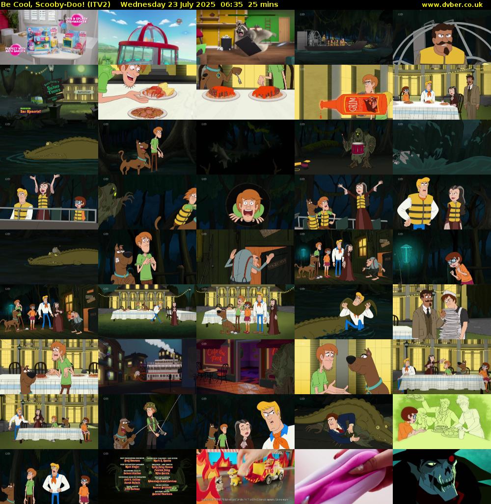 Be Cool, Scooby-Doo! (ITV2) Wednesday 23 July 2025 06:35 - 07:00