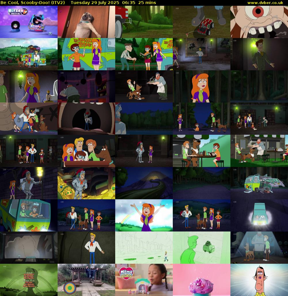 Be Cool, Scooby-Doo! (ITV2) Tuesday 29 July 2025 06:35 - 07:00