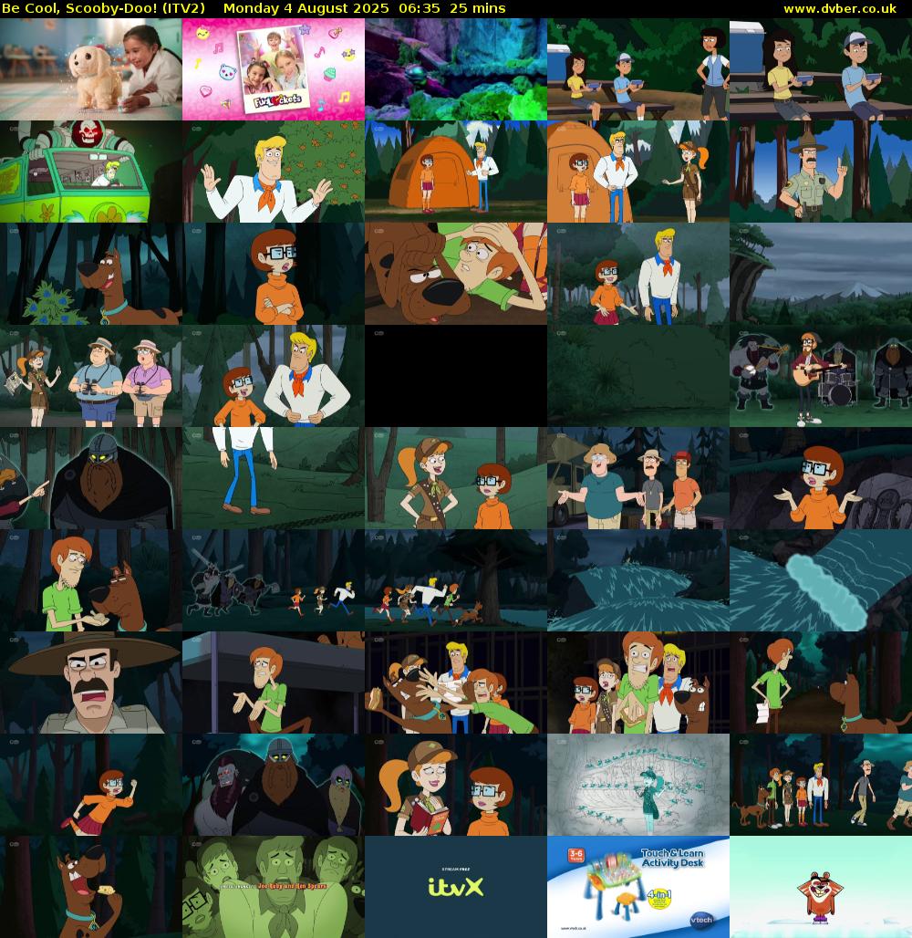 Be Cool, Scooby-Doo! (ITV2) Monday 4 August 2025 06:35 - 07:00