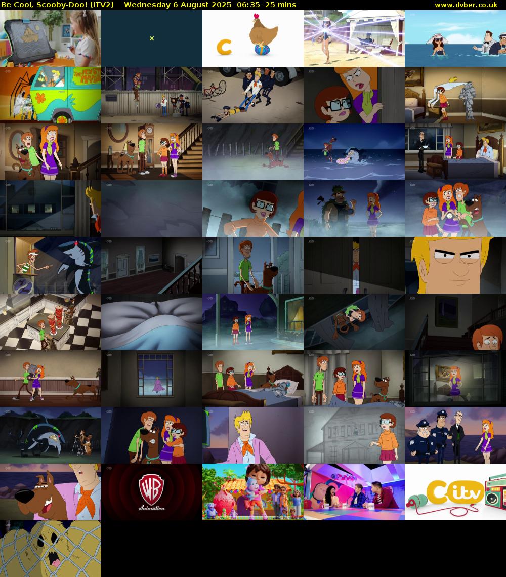 Be Cool, Scooby-Doo! (ITV2) Wednesday 6 August 2025 06:35 - 07:00